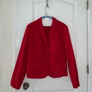 Red Bold Suit Jacket!